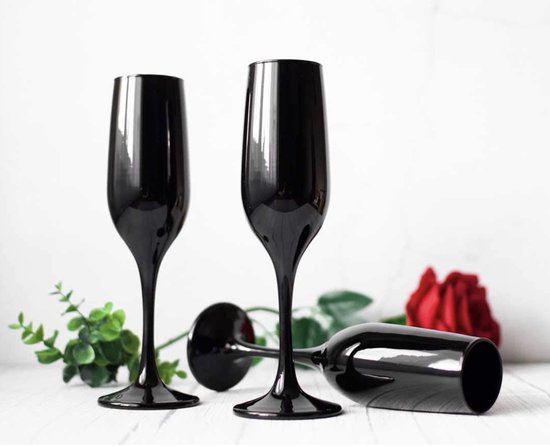 Rink drinken vintage champagne schotel - 200ml - Pack van 6 Champagne coupe glazen