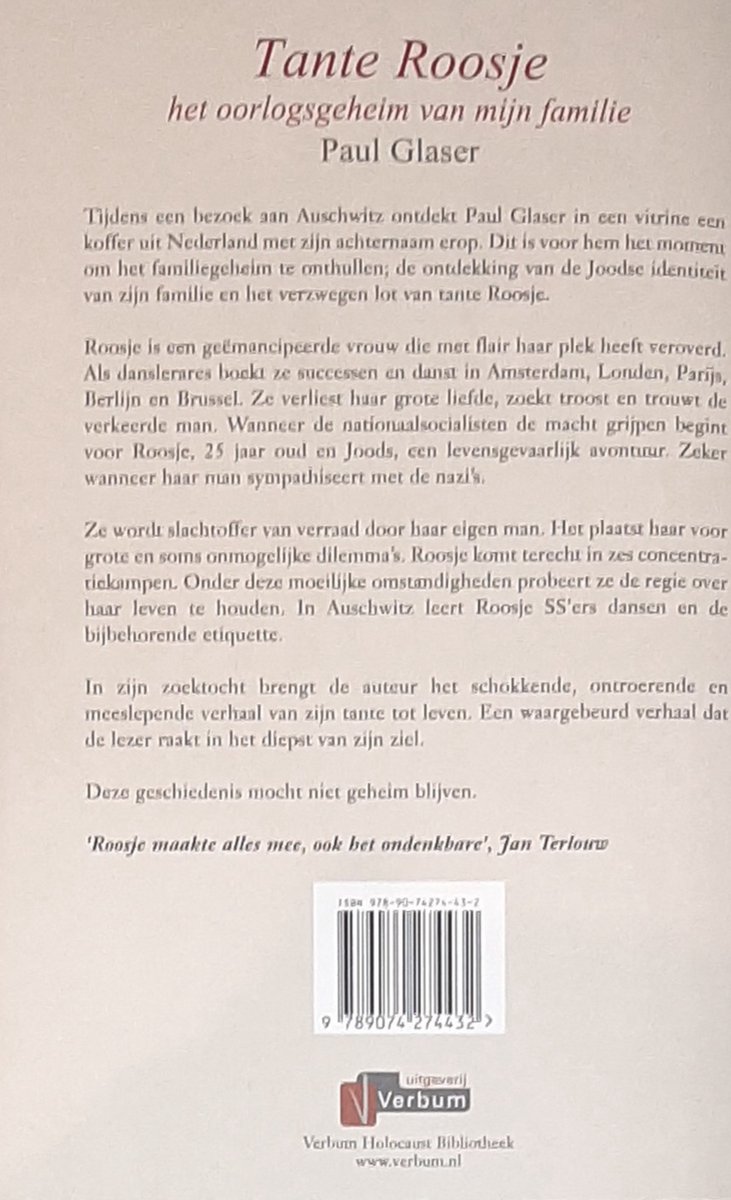 Tante Roosje - back cover