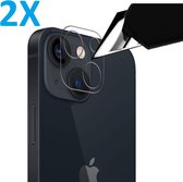 Camera Lens Glass Protector - Transparant - Lens Beschermer - Transparant Beschermglas - 2X - Geschikt voor: Apple iPhone 14