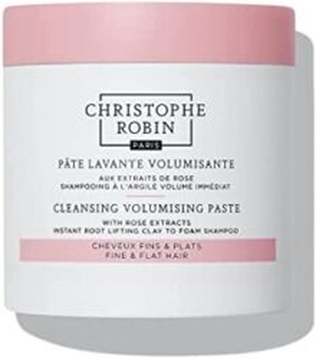 Christophe Robin Cleansing Volumising Paste Pure with Rose Extracts 250ml - Anti-roos vrouwen - Voor Alle haartypes