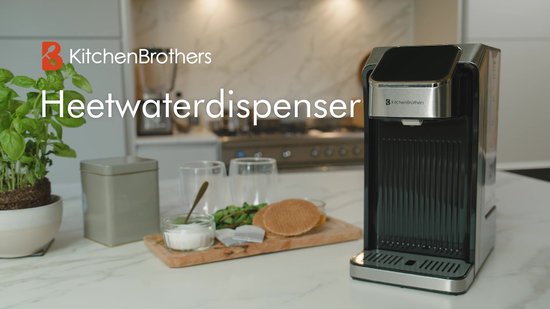 KitchenBrothers Heetwaterdispenser - 40-100°C - 100/150/200/250/300/350/400  ml -... | bol