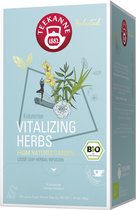 Teekanne - Herbes Vitalisantes - bio - tisane - 200 sachets pyramidaux de luxe - convient pour la restauration et les bureaux - 8 boîtes