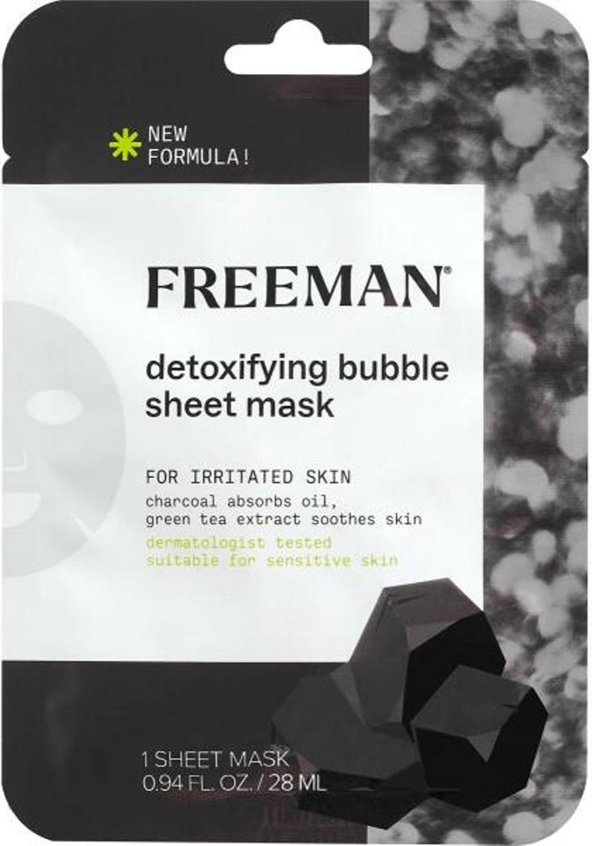 Freeman - Detoxifying Cloth Active Carbon and (Detoxifying Sheer Mask) 25 ml - 25ml