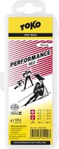 TOKO Performance hot wax red - 120 gram - -4°C tot -12°C