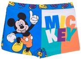 Mickey Mouse zwembroek - zwemboxer Mickey Mouse - blauw - maat 98