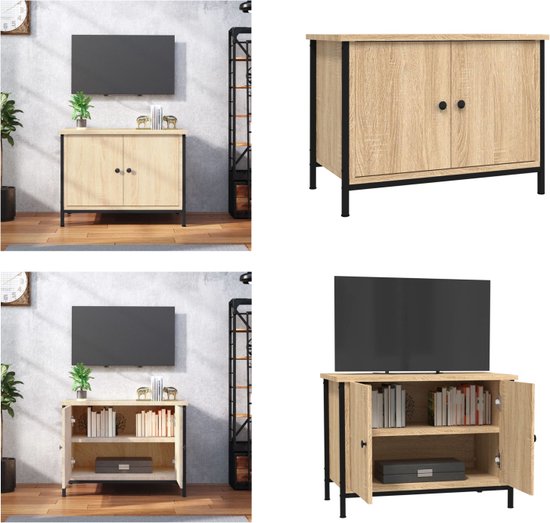 vidaXL Bank 60x35x45 cm massief ruw hout mango