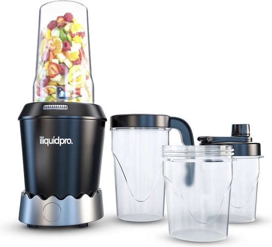 iliquidpro - Blender - incl. To Go Bekers - 1000W - 7-delig - Smoothie maker...