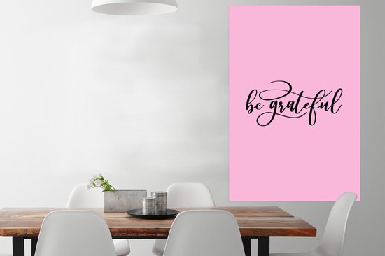 Affiche Proverbes - Citations - sois reconnaissant - 80x120 cm