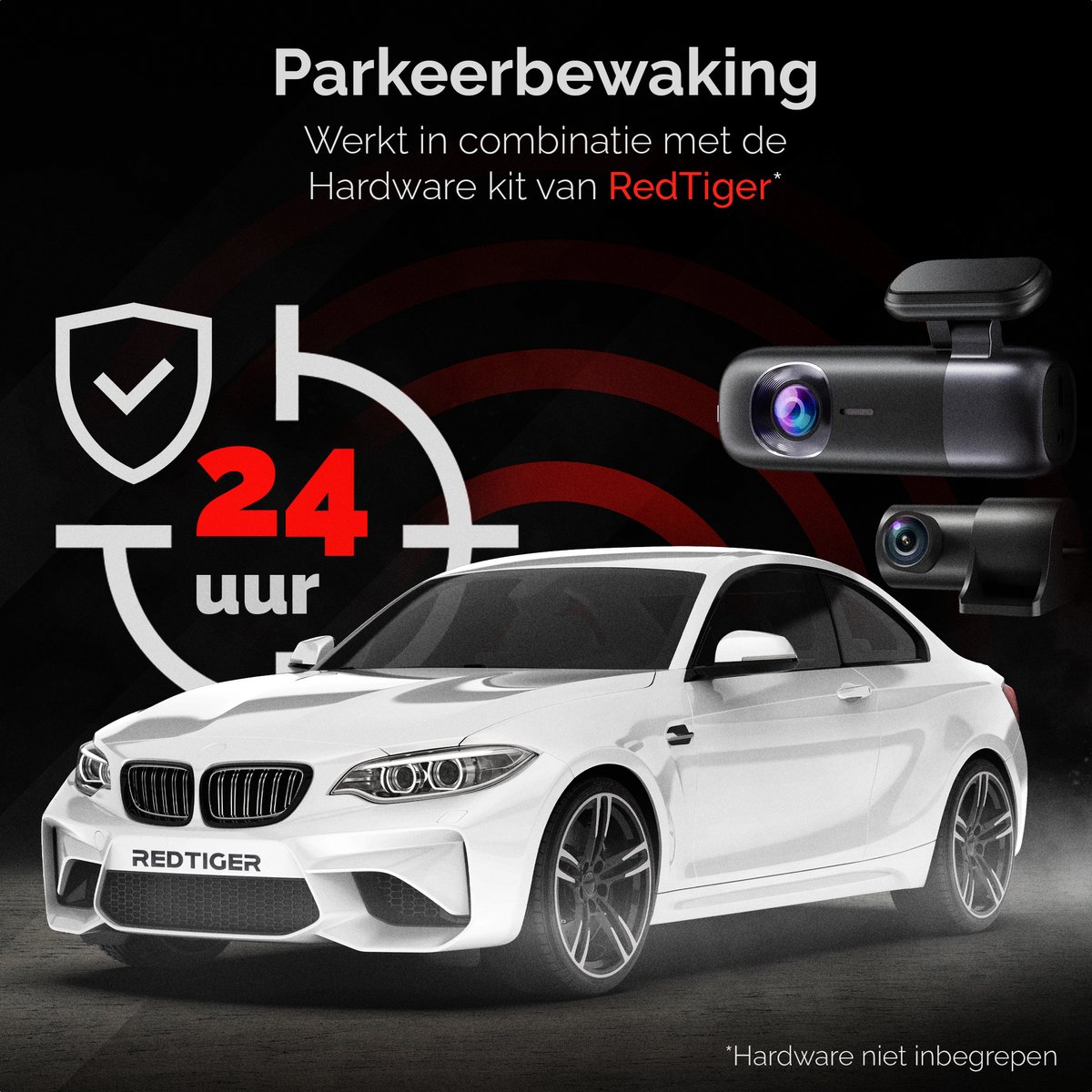 RedTiger F9 Dual Dashcam voor auto - Ultra 4K & 1080P - Met 32GB SD Kaart thumbnail 5