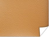 Poster Leer - Structuur - Lederlook - Oranje - 40x30 cm - Kerstversiering - Kerstdecoratie voor binnen - Kerstmis