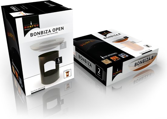 BonFeu BonBiza Zwart Open - Staal - Buitenkoken - Plancha Bakken - Plancha BBQ - 80x80x100 cm van BonFeu — afbeelding 5