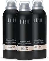 JANZEN Déodorant Spray Skin 90 lot de 3
