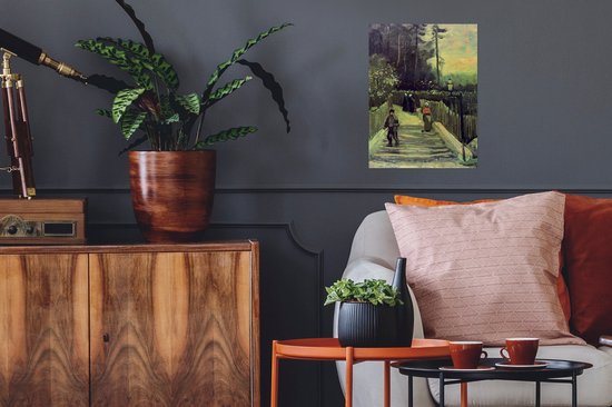 Affiche Chemin en pente à Montmartre - Vincent van Gogh - 30x40 cm