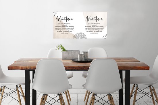 Affiche Dictionnaire - Survie - Citations - 80x40 cm