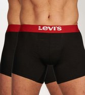 Levi's - Brief Boxershorts 2-Pack Zwart - Heren - Maat XXL - Body-fit