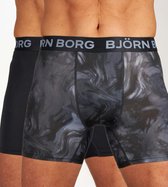 Björn Borg Performance Lange short - 2 Pack Blauw - 10002101-MP003 - XL - Mannen