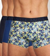 Hom Korte short - 3 Pack t036 Blue - maat XXL (XXL) - Heren Volwassenen - Katoen/elastaan- 402525-t036-XXL