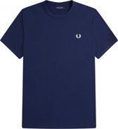 Fred Perry - Ringer T-Shirt - Donkerblauw T-Shirt-S