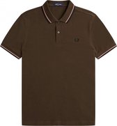 Fred Perry - Twin Tipped Shirt - Bruin Poloshirt-XXL