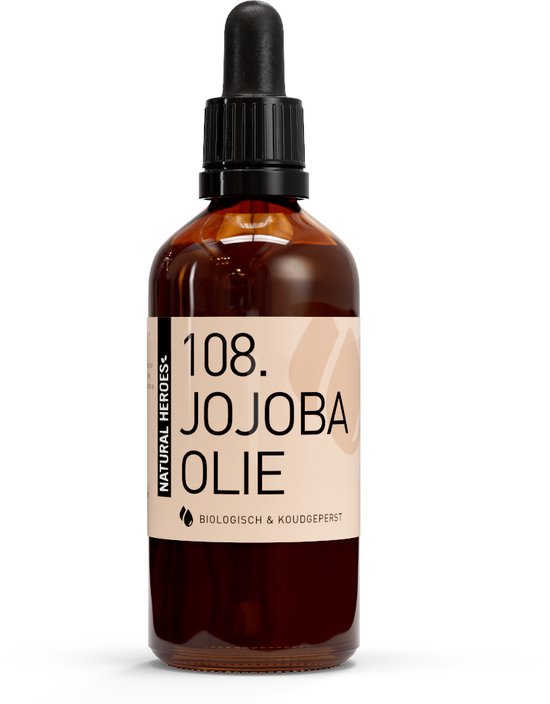 Foto: Natural heroes jojoba olie biologisch koudgeperst 100 ml