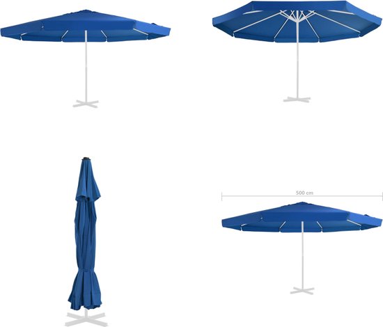 Outsunny vervangend dak voor metalen partytent, waterdicht, UV