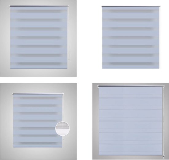 SOLUNA Duo rolgordijn lichtdoorlatend D-R1 wit 70x130 cm kopen SOLUNA Duo rolgordijn lichtdoorlatend D-R1 wit 70x130 cm kopen