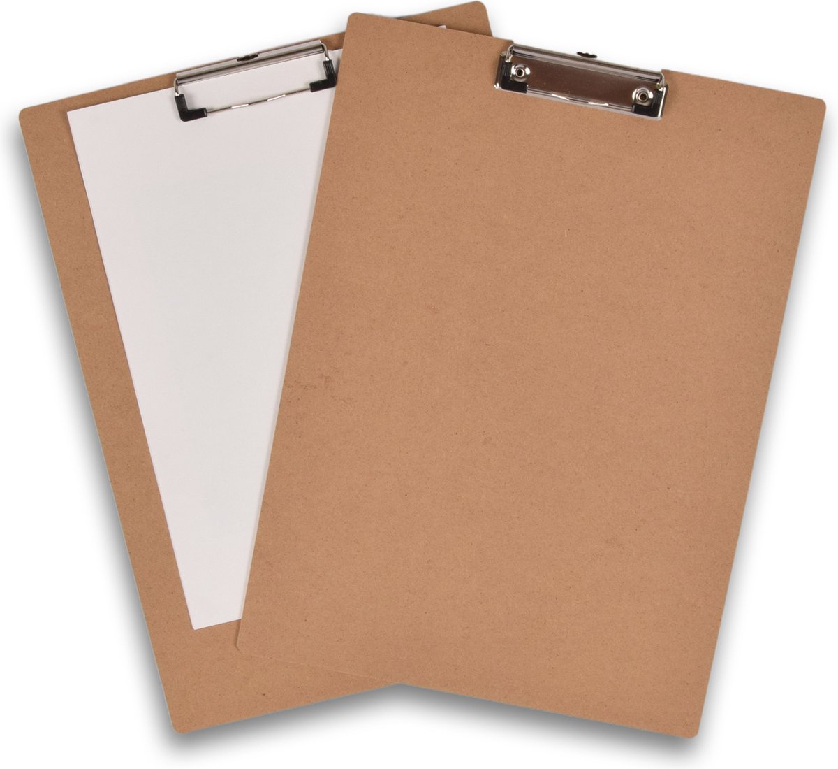 Set van 2 Klembord Hout Met Potloodhouder | B4 – 39cm X 28cm elk | Ideaal Voor Fabrieken, Magazijnen en Meer!
