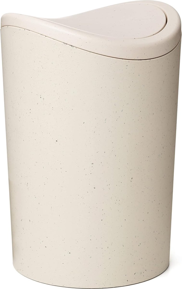 Goedkoopste Badkamerbak met standaardpedaal, inhoud 6 liter Polypropyleen BPA-vrij 100 gerecycled materiaal Afmetingen 19 x 21,8 x 22,1 cm