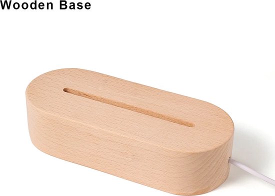 Nachtlampje bos en jungledieren met naam - babykamer - lamp - kind van Puckator — afbeelding 3