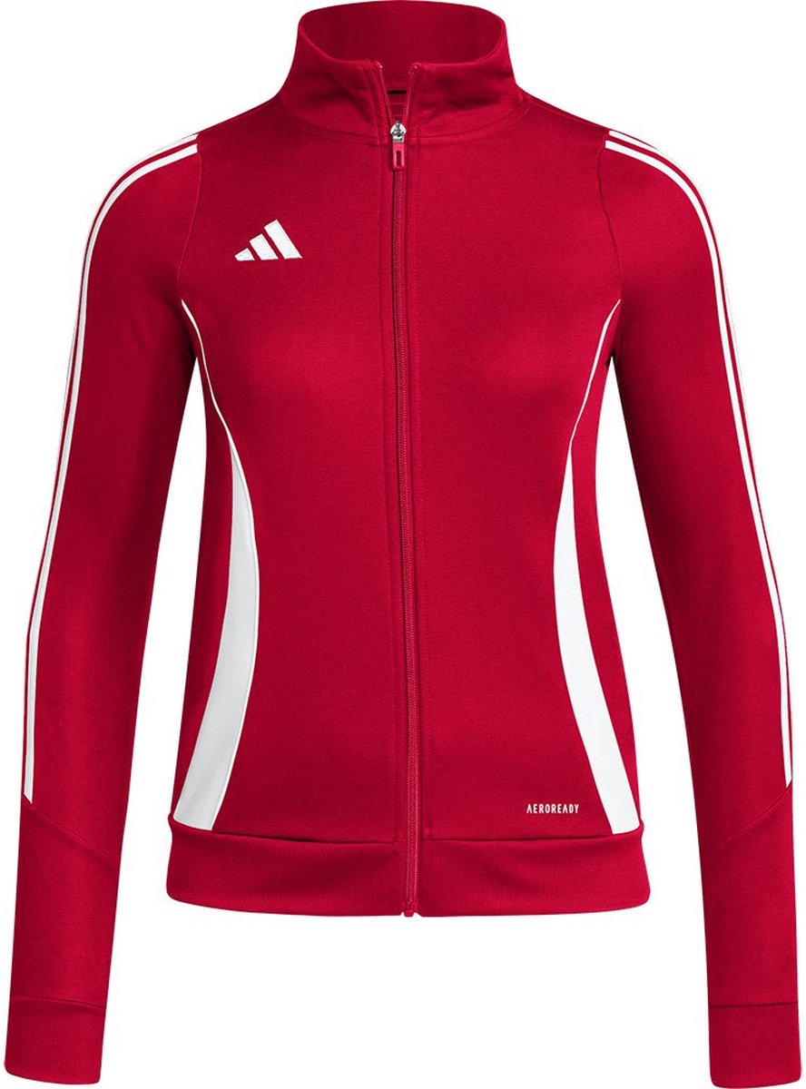 Adidas Tiro24 Trainingsjacktraining S Regular Vrouw Rood