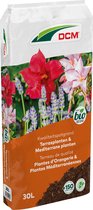DCM Terreau d'empotage pour plantes de terrasse et plantes méditerranéennes - Terreau d'empotage - 30 L