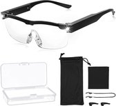 Vergrootbril met LED-verlichting voor Brildragers - Optische Precisie - Comfortabel Draagbaar - Ideaal voor Fijn Werk