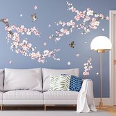 Muursticker Tak met Vogels is een lieve en leuke sticker