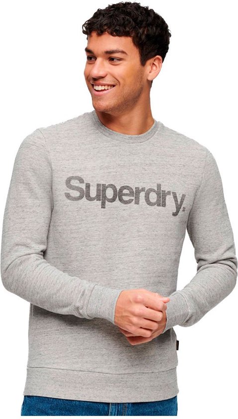 Superdry Core Logo City Loose Sweatshirt Grijs L Man