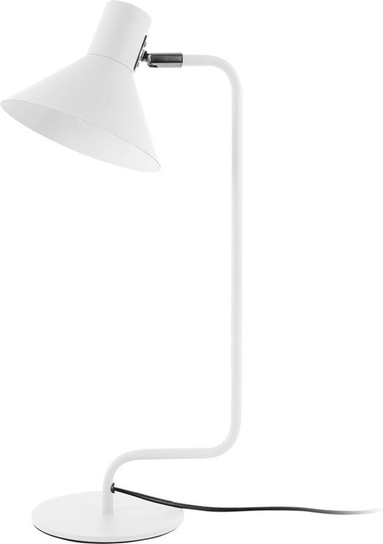 Leitmotiv - Tafellamp Bureaulamp Office Curved - mat wit