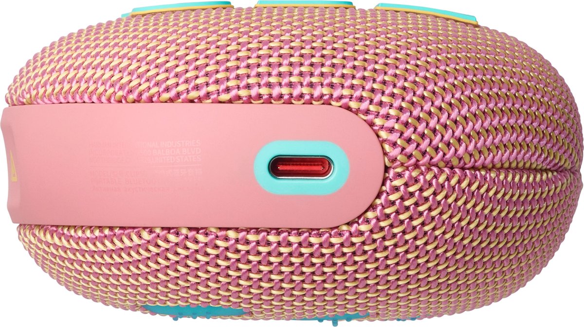 JBL Clip 5 - Draagbare Bluetooth Mini Speaker - Met Haak om te hangen - Draadloos Muziek Box - 12 uur - Waterbestendig - IP67 - Roze – foto 7