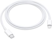 USB-C naar lightning (iPhone) kabel 1m - iPhone USB-C naar lightning oplaadkabel (iPhone 14, 13, 12, 11, X) - Snellader kabel geschikt voor iPhone 14, 13, 12, 11 series