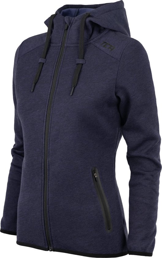 TCA Revolution Sweat à capuche technique avec poches zippées pour femme – Bleu foncé, S