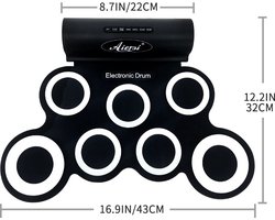 7 Pad Elektronisch Drumstel + Stokken
