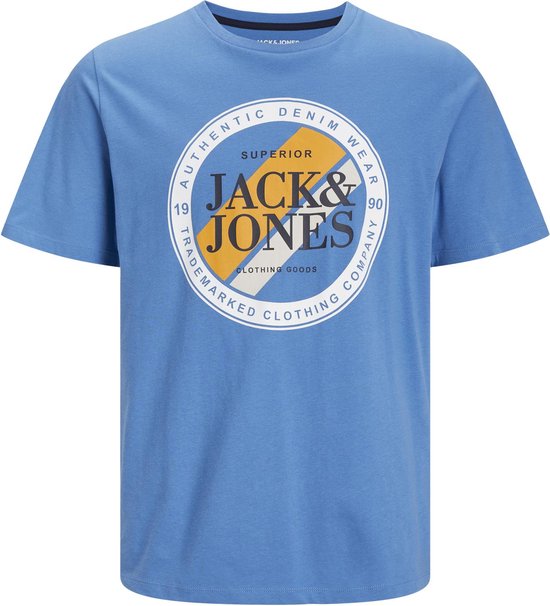 JACK&JONES JJLOOF TEE SS CREW NECK LN Heren T-shirt - Maat M