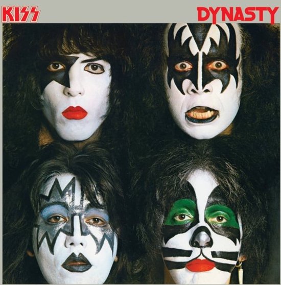 Metalen Wandbord van de LP Cover - Kiss - Dynasty