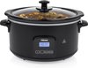 Tristar VS-3920 - Slowcooker 210W - 4,5 Liter - Keramische binnenpan - Warmhoudfunctie - Zwart