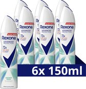 Bol.com Rexona Women Advanced Protection Anti-Transpirant Spray - Shower Fresh - met Body Heat Activated Technologie - 6 x 150 ml aanbieding