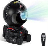LED Sterren Projector Astronaut - Star Galaxy Projector - Sterrenhemel Kinderen en Volwassenen - Nachtlampje - USB - Zwart - Staza