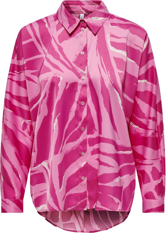 Only Blouse Onlserina L/s Loose Shirt Ptm 15315491 Begonia Pink Dames Maat - XL