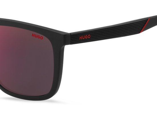 Hugo By Boss Hg 1304/S Rechthoekig Kunststof Met spiegelglazen Heren Zonnebril van HUGO — afbeelding 3