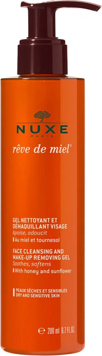 Nuxe Rêve de Miel® Face Cleaning and Make-up Removing Gel Reinigingsgel 200 ml