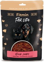 Fitmin For Life Jerky eendtraktatie voor honden en katten 6 x 70 g