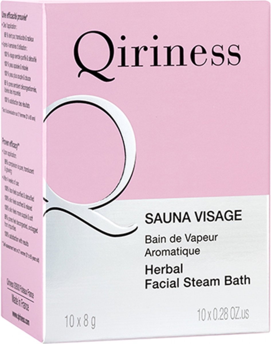 Qiriness - Sauna Visage Herbal Steam Bath For Face 10X8G