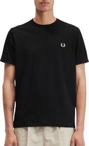 Fred Perry Ringer T-shirt Polo's & T-shirts Heren - Polo shirt - Zwart - Maat XL